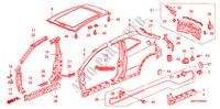 PAINEIS EXTERIOR/PAINEL TRASEIRO para Honda CIVIC 2.2 TYPE S 3 portas 6 velocidades manuais 2009