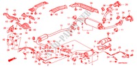 TUBO ESCAPE/SILENCIADOR (DIESEL)(2) para Honda CIVIC 2.2 TYPE S     DPF 3 portas 6 velocidades manuais 2009