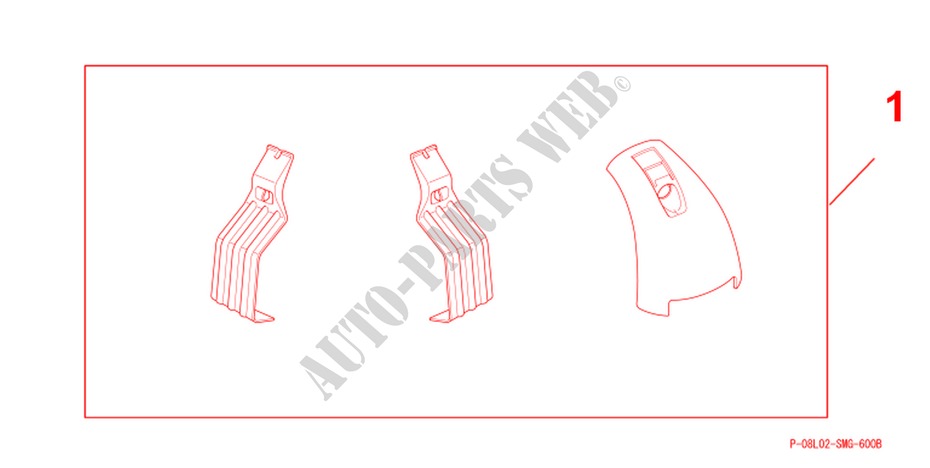 FRONT CLAMPS FOR ROOF RACK para Honda CIVIC 1.8 TYPE S 3 portas transmissão inteligente 2009