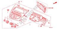AUTO RADIO(LH)(2) para Honda CIVIC 1.8 TYPE-S    PLUS 3 portas transmissão inteligente 2011
