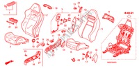 BANCO FRENTE(D.)(2.0L) para Honda CIVIC 2.0 TYPE-R   CHAMP 3 portas 6 velocidades manuais 2011