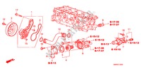 BOMBA AGUA(1.4L) para Honda CIVIC 1.4 TYPE-S 3 portas transmissão inteligente 2011