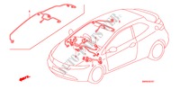 CABLAGEM(D.)(4) para Honda CIVIC 1.4 BASE 3 portas transmissão inteligente 2010