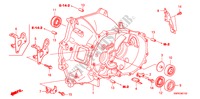 CAIXA EMBRAIAGEM(1.4L) para Honda CIVIC 1.4 TYPE-S 3 portas 6 velocidades manuais 2010