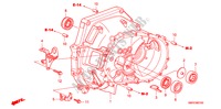 CAIXA EMBRAIAGEM(1.8L) para Honda CIVIC 1.8 BASE 3 portas 6 velocidades manuais 2011