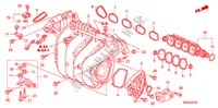 COLECTOR ADMISSAO(1.8L) para Honda CIVIC 1.8 BASE 3 portas 6 velocidades manuais 2011