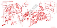 FORRO LATERAL para Honda CIVIC 2.0 TYPE-R    PLUS 3 portas 6 velocidades manuais 2010