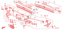 LIMPA PARA BRISAS(LH) para Honda CIVIC 1.4 TYPE-S 3 portas 6 velocidades manuais 2011