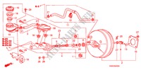 BOMBA PRINCIPAL TRAVOES/ SERVO FREIO(LH) para Honda CIVIC 1.8 S 4 portas 6 velocidades manuais 2009