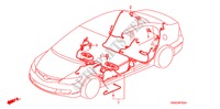 CABLAGEM(LH) (3) para Honda CIVIC 1.8 S 4 portas 6 velocidades manuais 2009