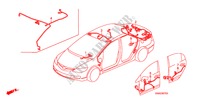CABLAGEM(LH) (4) para Honda CIVIC 1.8 ES 4 portas 6 velocidades manuais 2009