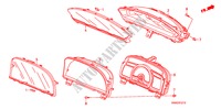 COMPONENTES INDICADORES(NS) para Honda CIVIC 1.8 LS 4 portas 6 velocidades manuais 2008