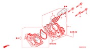 CORPO ACELERADOR para Honda CIVIC 1.8 ES 4 portas automática de 5 velocidades 2009