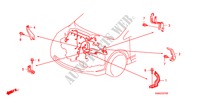 ESTEIO DO ARNES DO MOTOR para Honda CIVIC 1.6 VTI 4 portas automática de 5 velocidades 2009