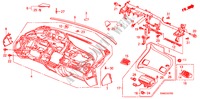 PAINEL INSTRUMENTOS(LH) para Honda CIVIC VTI 4 portas 5 velocidades manuais 2009
