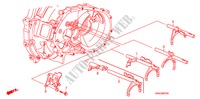 FORQUILHA/SUPORTE MUDANCAS para Honda CIVIC 1.8 VXI 4 portas 5 velocidades manuais 2011