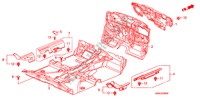 TAPETE PISO para Honda CIVIC 1.8 VXI 4 portas automática de 5 velocidades 2010