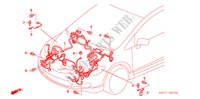CABLAGEM(D.)(1) para Honda CIVIC HYBRID MX 4 portas totalmente automática CVT 2011