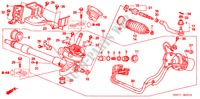 CAIXA DIRECCAO ASSISTIDA(EPS)(LH) para Honda CIVIC HYBRID MX 4 portas totalmente automática CVT 2011