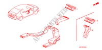 CONDUTA para Honda CIVIC HYBRID MX       ALCANTARA 4 portas totalmente automática CVT 2011