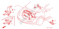ESTEIO DO ARNES DO MOTOR para Honda CIVIC HYBRID MX 4 portas totalmente automática CVT 2010