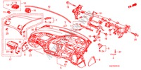 PAINEL INSTRUMENTOS(D.) para Honda CIVIC HYBRID MX       ALCANTARA 4 portas totalmente automática CVT 2011