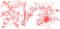 UNIDADE CONTROLO(COMPARTIMENTO MOTOR)(1) para Honda CIVIC HYBRID MX       ALCANTARA 4 portas totalmente automática CVT 2011