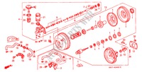 BOMBA PRINCIPAL TRAVOES/ SERVO FREIO(LH) para Honda CIVIC CRX VTI 2 portas 5 velocidades manuais 1993