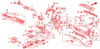 GUARNICAO PAINEL INSTRU.(LH)(2) para Honda CIVIC LSI 3 portas automática de 4 velocidades 1995
