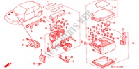 UNIDADE CONTROLO (COMPARTIMENTO MOTOR)(LH) para Honda CIVIC LSI 3 portas automática de 4 velocidades 1995