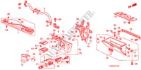 GUARNICAO PAINEL INSTRU.(LH) para Honda CIVIC COUPE ESI 2 portas automática de 4 velocidades 1995