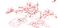 UNIDADE SRS(1) para Honda PRELUDE 2.3I 2 portas automática de 4 velocidades 1993
