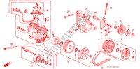 AR CONDICIONADO (COMPRESSOR) (SOHC) para Honda CIVIC 1.6ILS 5 portas automática de 4 velocidades 1997