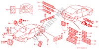 EMBLEMAS para Honda CIVIC 1.6IES 5 portas automática de 4 velocidades 1997