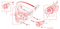 BOMBA AGUA(DIESEL) (AR CONDICIONADO) para Honda CIVIC 2.0ITD        90PS 5 portas 5 velocidades manuais 2000
