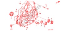 CORPO EMBRAIAGEM(SOHC) para Honda CIVIC 1.4I 5 portas 5 velocidades manuais 1999