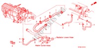 TUBO FLEXIVEL LAVA(SOHC) para Honda CIVIC 1.4I 5 portas 5 velocidades manuais 1999