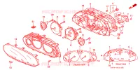 INSTRUMENTOS COMBINADOS COMPONENTES para Honda INTEGRA TYPE R 3 portas 5 velocidades manuais 1998