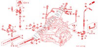 ALAVANCA CONTROLO para Honda ACCORD COUPE 2.2IES 2 portas automática de 4 velocidades 1994