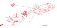 AR CONDICIONADO(SENSOR) para Honda NSX NSX 2 portas automática de 4 velocidades 1997