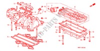 COLECTOR ADMISSAO para Honda NSX NSX-T 2 portas 6 velocidades manuais 2000