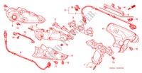 COLECTOR ESCAPE(3.0L) para Honda NSX NSX-T 2 portas automática de 4 velocidades 2000