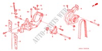 SUPORTE ALTERNADOR para Honda NSX NSX-T 2 portas automática de 4 velocidades 2000