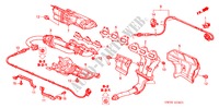 COLECTOR ESCAPE(3.2L) para Honda NSX NSX-T 2 portas 6 velocidades manuais 2003