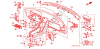 PAINEL INSTRUMENTOS(LH) para Honda NSX NSX 2 portas automática de 4 velocidades 2005