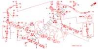 TUBAGEM COMBUSTIVEL( '03) (2) para Honda NSX NSX 2 portas 6 velocidades manuais 2002