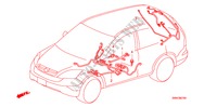 CABLAGEM(LH)(3) para Honda CR-V DIESEL 2.2 ELEGANCE/SPORT 5 portas 6 velocidades manuais 2008