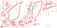GUARNICAO PILAR para Honda CR-V DIESEL 2.2 ELEGANCE 5 portas 6 velocidades manuais 2008