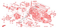 SUPORTE FIXACAO MOTOR (DIESEL) para Honda CR-V DIESEL 2.2 EX 5 portas 6 velocidades manuais 2008