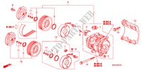 AR CONDICIONADO(DIESEL)(COMPRESSOR)('10) para Honda CR-V DIESEL 2.2 ELEGANCE/LIFE 5 portas automática de 5 velocidades 2010